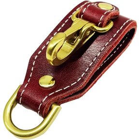 Zyuzles，Leather Keychain for Men Leather Belt Key Holder Accessories Handmade