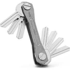 KeyUnity Unit One Compact Key Organizer Smart Keychain, Folding Key Holder Pocket Size Up to 10 Keys & More