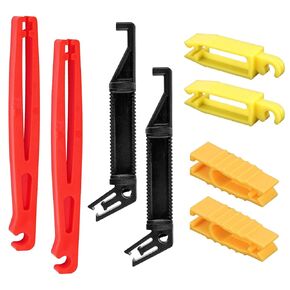 8pcs Fuse Removal Puller, 4 Sizes Car Fuse Pull Tool Plastic Fuse Extractor Tool Reliable Automotive Glass Fuse Puller for Car Motorcycle Truck Fuses Replacement