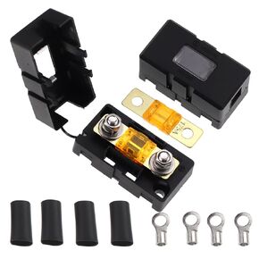 30Amp AMI/Midi Fuse Holder with Bolt-on AMI/Midi Fuse for Cars Trucks (2Pack 30A+Holder Kit)