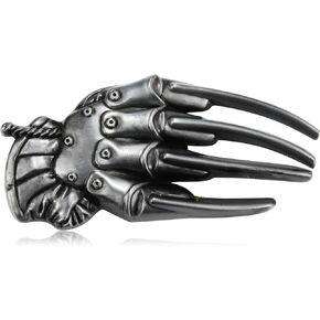Western Belt Buckle for Men - Native American Cool Novelty Skull Hand Glove Belt Buckle, Womens Belt Buckle