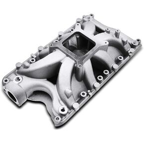 A-Premium Engine Aluminum Single Plane Intake Manifold Compatible with Ford 351W V8 5.8L, (3500-7500 RPM Range), Ford F-150 LTD & Lincoln Continental & Mercury Grand Marquis Marquis