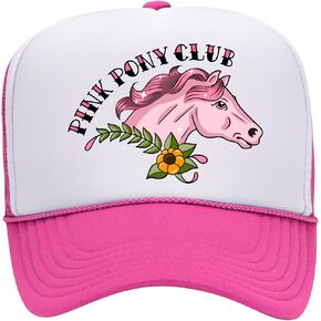 Pink Pony Club Sunflower Trucker Hat | Trendy Cute Graphic Pop Girly Concert Festival | Premium Trucker Hat for Men & Women