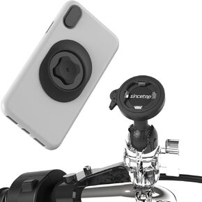 sincetop Universal 1" Ball Motorcycle Phone Mount,Quick Release Motor Bike Smartphone Holder 【Series C - 2nd Gen】