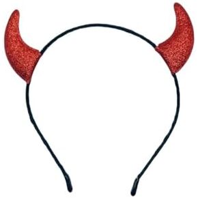Devil Horns Headband,Devil Horns Halloween Headbands for Women and Girls,Hair Accessories Dress Up for Part