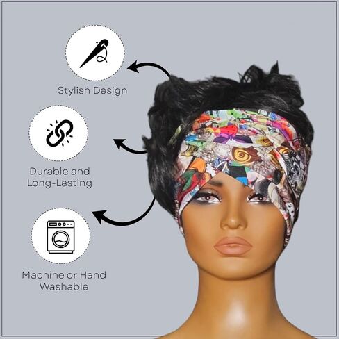 Head Wrap, Hair Scarf for Women, Head Scarf with Ear Slots, Headwear for bathing, Sports, Hair Coverings and Sleep in Saudi Arabia