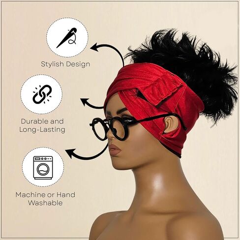 Head Wrap, Hair Scarf for Women, Head Scarf with Ear Slots, Headwear for bathing, Sports, Hair Coverings and Sleep in Saudi Arabia