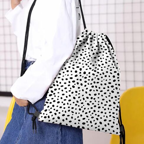 حقيبة ظهر برباط سحب مقاومة للماء للرياضة وصالة الألعاب الرياضية والشاطئ والسفر حقيبة جمالية لطيفة للرجال والنساء (13 بوصة × 17 بوصة)-أخضر in Kuwait