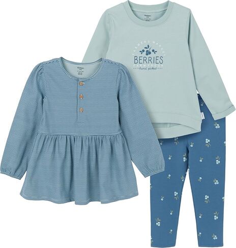 Gerber Baby Girls Toddler Girls' 3-piece (2 Tunics and Legging) Set in Saudi Arabia