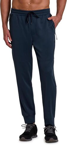 بنطال الجري للرجال من RBX Activewear، بنطال رياضي خفيف الوزن للرجال، سروال تمرين سريع الجفاف مع جيوب بسحاب in Saudi Arabia