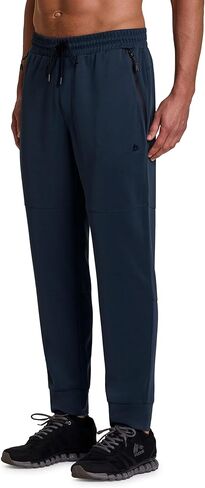 بنطال الجري للرجال من RBX Activewear، بنطال رياضي خفيف الوزن للرجال، سروال تمرين سريع الجفاف مع جيوب بسحاب in Saudi Arabia