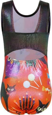 BAOHULU Gymnastics Leotards for Girls with Matching Shorts Shiny Jewels Open Back Kids Athletic Apperal in Saudi Arabia