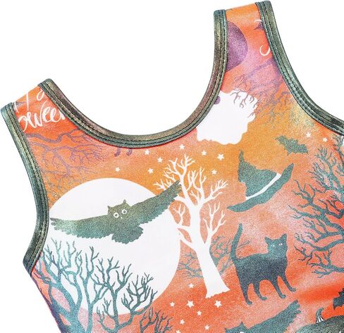 BAOHULU Gymnastics Leotards for Girls with Matching Shorts Shiny Jewels Open Back Kids Athletic Apperal in Saudi Arabia