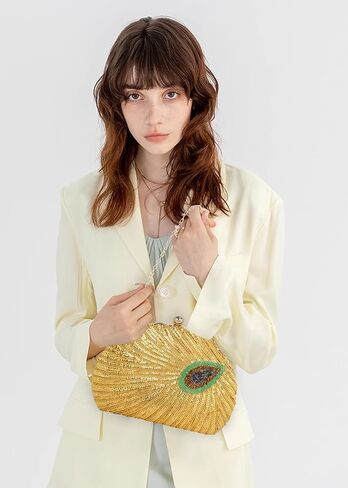 Women Evening Bag Clutch Tote Chain Shoulder Handbag Purse in Saudi Arabia