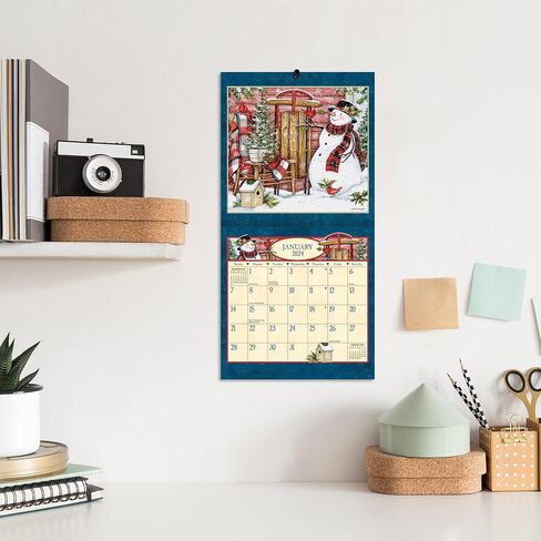 Lang Companies, Heart and Home 2026 Mini Wall Calendar, 7'' X 7'', 12-Month Calendar with Stapled Binding in Kuwait