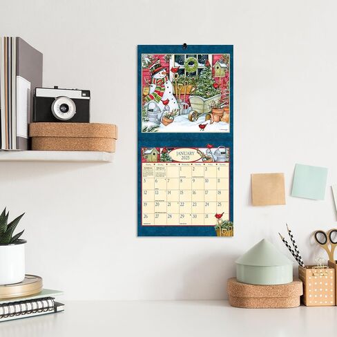 Lang Companies, Heart and Home 2026 Mini Wall Calendar, 7'' X 7'', 12-Month Calendar with Stapled Binding in Kuwait