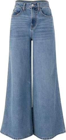 florence by mills Women's Total Softie Denim Wide Leg Jeans in Saudi Arabia