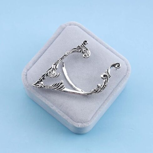 Boho Elf Ear Cuff Earrings Silver Elves Cuff Wrap Earrings Punk Fairy Clip Cuff Earrings Elven Ear Wrap Earrings Jewelry for Women and Girls in Kuwait