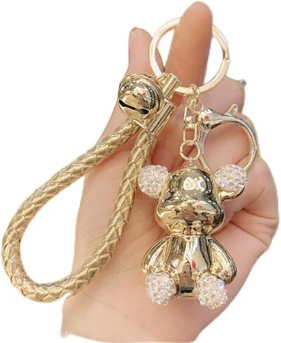 S&HA 2024 1PCS Teddy bear 3D Keychain,Cute Key, Ring Bag and Charm Pendant Gift. in Saudi Arabia