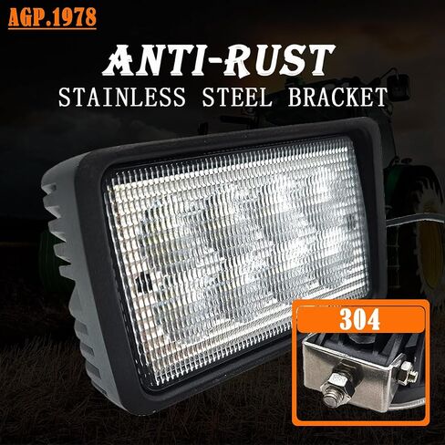 40W LED Work Light Flood Tractor Lamp LED Headlight 12V DC Flood Off-Road Light Compatible With John Deere AT208435, AT226338, AT208435, AN272464 in Saudi Arabia