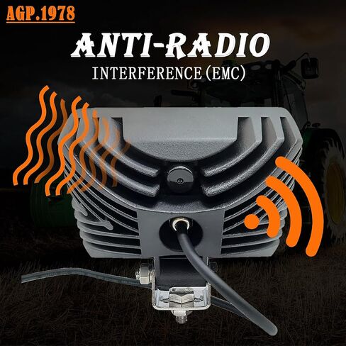 40W LED Work Light Flood Tractor Lamp LED Headlight 12V DC Flood Off-Road Light Compatible With John Deere AT208435, AT226338, AT208435, AN272464 in Saudi Arabia