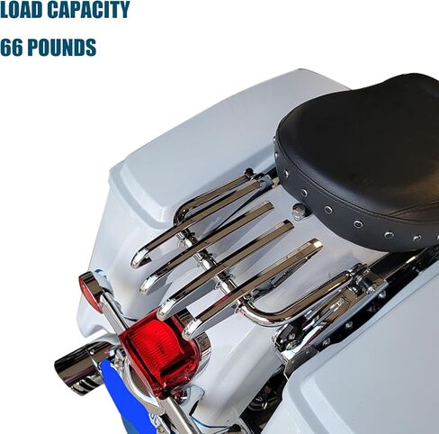 Detachable Stealth Mounting Luggage Rack Trunk Tour Pack Mount Compatible for Harley Touring 2009-2024 Road King Ultra CVO Limited Street Glide Road Glide Electra Glide Black in Kuwait