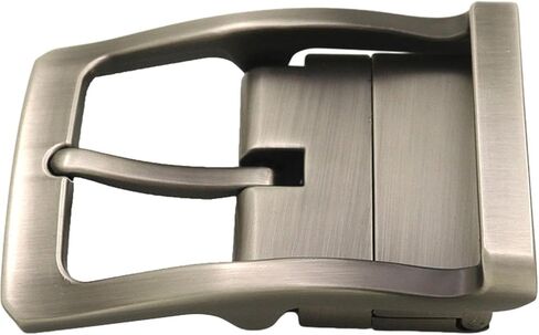 Metal Belt Buckle Replacement Reversible Mens Rectangle Pin Buckle Pin Belt Buckle in Kuwait