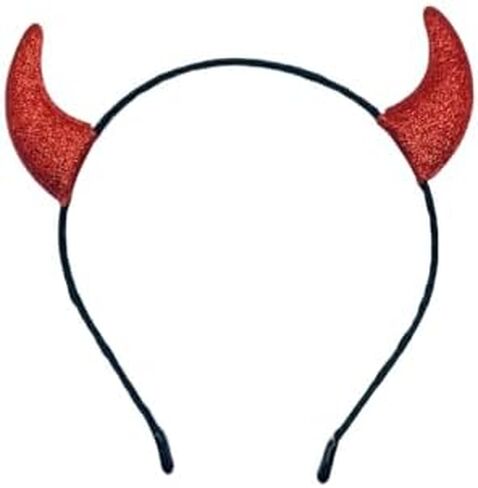 Devil Horns Headband,Devil Horns Halloween Headbands for Women and Girls,Hair Accessories Dress Up for Part in Saudi Arabia