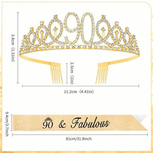 21st Birthday Sash,Birthday Girl Sash 21st Birthday Crown,Birthday Sash and Crown 21st Birthday Gifts for her Birthday Tiara for Women Its My Birthday Sash Headband Birthday Accessories Decorations in Saudi Arabia
