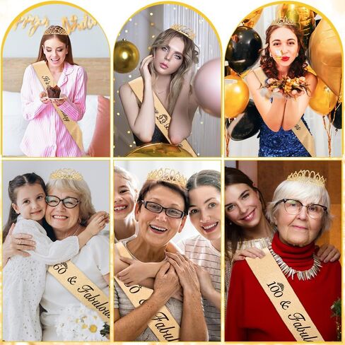 21st Birthday Sash,Birthday Girl Sash 21st Birthday Crown,Birthday Sash and Crown 21st Birthday Gifts for her Birthday Tiara for Women Its My Birthday Sash Headband Birthday Accessories Decorations in Saudi Arabia