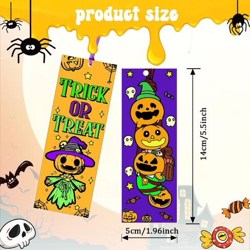 72 قطعة من المرجعية لتلوين الهالوين اللون الذي تملكه الإشارات المرجعية DIY الحرفية للمعلم والطالب والهالوين خدعة أو علاج in Kuwait