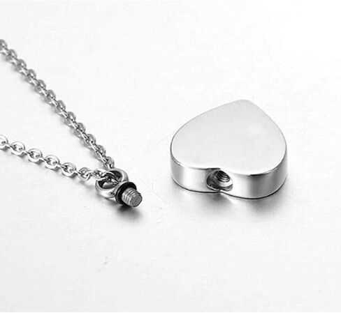 Always in My Heart Cremation Jewelry 12 Birthstones Urn Necklaces for Ashes Memorial Ashes Holder with Fill Kit in Saudi Arabia