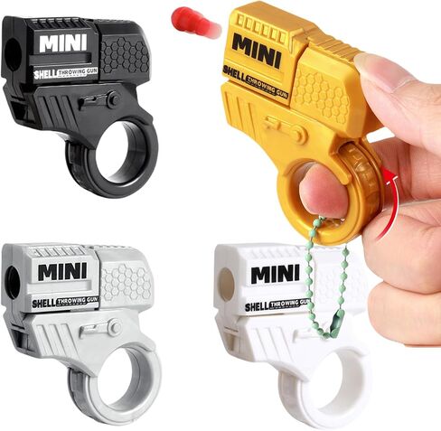 Fun Finger Toy Gun,Cool Toy Stress Relief Toys Short Range Shooting Game Toy Gun Shell Ejecting Toy Gun for Buddy Gift in Saudi Arabia