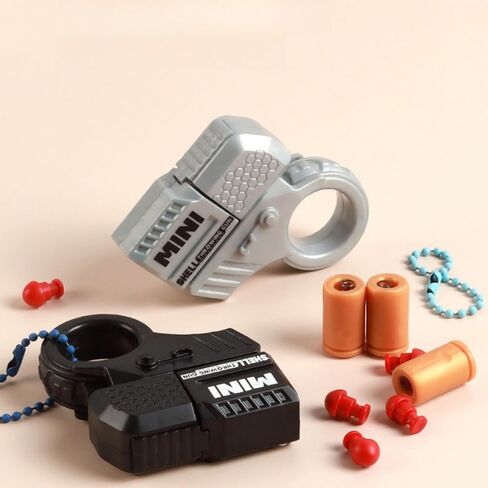 Fun Finger Toy Gun,Cool Toy Stress Relief Toys Short Range Shooting Game Toy Gun Shell Ejecting Toy Gun for Buddy Gift in Saudi Arabia