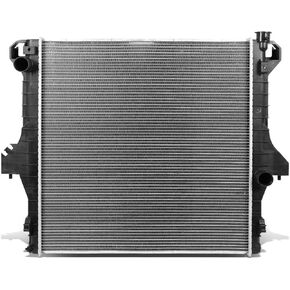 DNA Motoring OEM-RA-2711 OE Style Aluminum Cooling Radiator Compatible with 03-09 Dodge Ram 2500 3500 5.9 6.7, 27" W X 29-7/16" H X 1-9/16" D, 2" Inlet / 2"Outlet