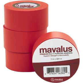 Mavalus Tape 1" Wide X 324" 4-Pack - Red
