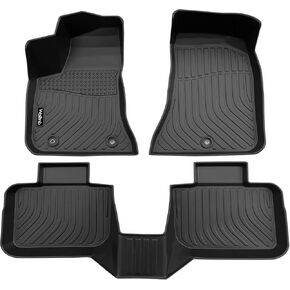 Wailtnb-Floor Mats & Cargo Mat Custom Fit 2011-2023 Dodge Charger RWD All Weather Mats Waterproof Floor Liners Charger RWD Accessories Black
