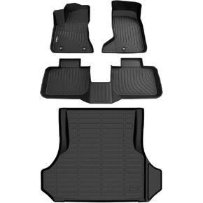 Wailtnb-Floor Mats & Cargo Mat Custom Fit 2011-2023 Dodge Charger RWD All Weather Mats Waterproof Floor Liners Charger RWD Accessories Black