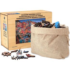 Buffalo Games - Thomas Kinkade - Sierra Paradise Wood Puzzle - Standard Cut Jigsaw Pieces - 500 Piece Jigsaw Puzzle