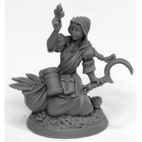 REAPER Miniatures: 44017 - Juliana, Herbalist Bones Black Fantasy Miniature