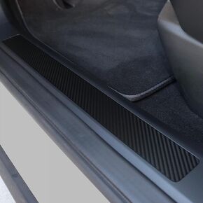 Door Sills PPF for Tesla Model X 2021-2024 Refresh, Matte PPF - Premium Self-Healing 8mil Paint Protection Film, Front & Rear Door Entries
