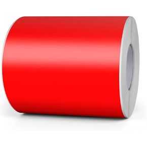 Red Rectangle Stickers 6 x 4 Inch Color Coding Labels Vinyl Roll Self-Adhesive Waterproof Removable 250 PCS