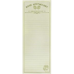 مفكرة قائمة الصيدلة من Conquest Journal Schitt's Creek Rose لقائمة البقالة، قائمة المهام، تذكيرات، 9 بوصة × 3.5 بوصة، 50 ورقة، مرخصة رسميًا in Kuwait