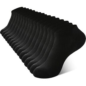 BAMBOO COOL Women's Ankle Socks Athletic Moisture Wicking For Ladies, Running Socks Arch Support Breathable, 8 Pack