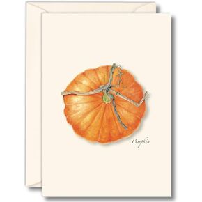 Earth Sky + Water - Pumpkin Notecard Set - 8 Blank Cards with Envelopes