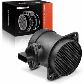 A-A-Premium Mass Air Flow Sensor Meter Assembly - [W/ 5Pins] - DOHC, 6Cyl 3.2L, W8 4.0L - Compatible with Audi A3 Quattro 06-09, TT Quattro & Volkswagen Passat 02-04, Touareg 04-06, Eos 07-08, R32
