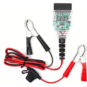 OBD2 OBDII car Memory Saver Connector 12V Protection for car OBD Battery auto Memory Saver Battery Vehicle Tool Kit 12V SAE with 5A Fuse