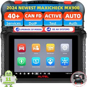 Autel Scanner Maxicheck MX900 OBD2 Scanner Tool Upgrade of MaxiCom MK808 PRO MX808S MK808 MK808BT DS808 MP808S 40 + Services bidirectional scan Tool All System Diagnostic 10000+ Vehicles DoIP CAN FD