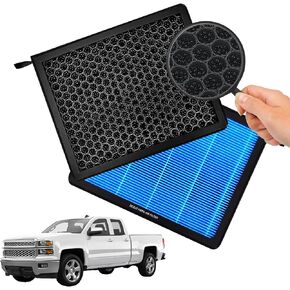 CF11809 Cabin Air Filter for 2014-2020 Cadillac Escalade, 2014-2018 Chevy Silverado 1500 and Sierra 1500, 15-19 2500HD and 3500HD, Suburban, Tahoe, Yukon, Activated Carbon, Durable and Sturdy (1Pack)