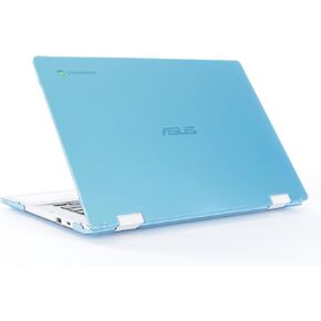 mCover Case ONLY Compatible with 2021~2022 14-inch ASUS Chromebook CX1 (CX1400) Series Laptop Computers (NOT Fitting Any Other ASUS Models) - Aqua